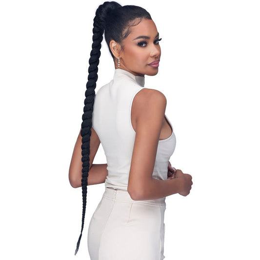 Bobbi Boss Human Hair Blend Ponytail - MOD060 BOX BRAID 40 Alexwigs