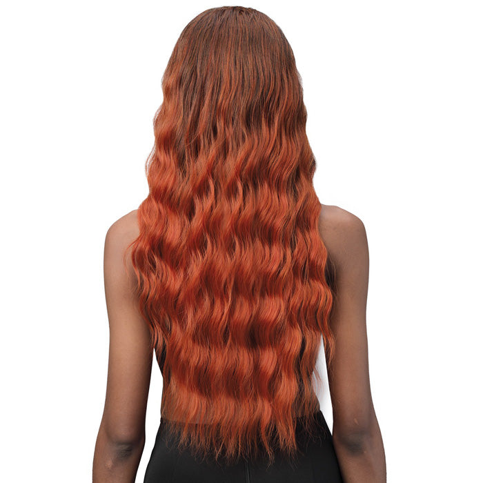 Bobbi Boss Miss Origin Human Hair Blend Fullcap Wig MOGFC005 BEACH WAVE Alexwigs