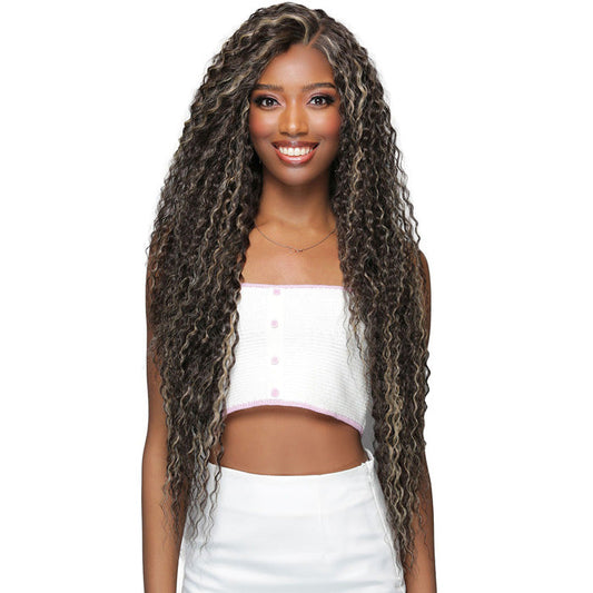 Bobbi Boss Miss Origin Super X Glueless Human Hair Blend 13x6 HD Lace Front Wig - MOGL302 ARACELI Alexwigs