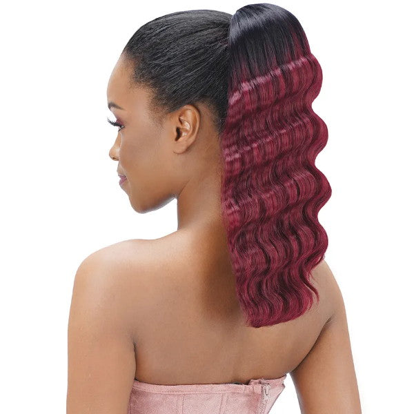 Zury Sis Natural Dream Miss Drawstring Silk Press Ponytail - MISS CRIMP 14" Alexwigs