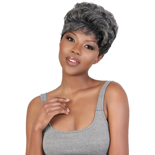 Silver Collection by Motown Tress 100% Human Hair Full Wig - SVH.MAKI Alexwigs