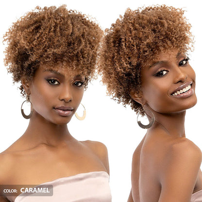 Janet Collection Natural Curly Full Wig - NATURAL AFRO MICA Alexwigs