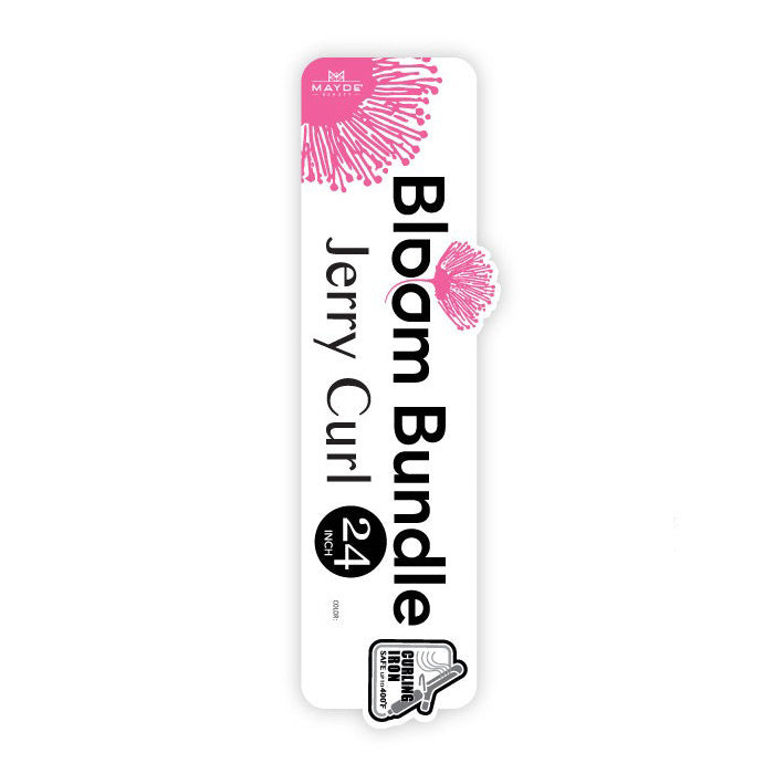 Mayde Beauty Bloom Bundle Weave - JERRY CURL 24" Alexwigs