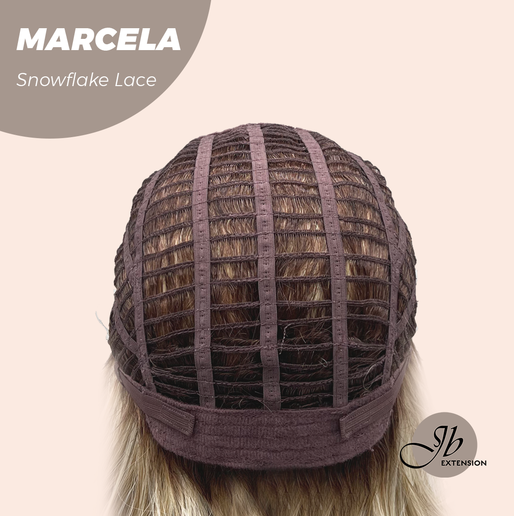 [PRE-ORDER] JBEXTENSION 15 Inches Blonde Pre-Cut Side Part Snowflake Lace Frontlace Glueless Wig MARCELA【BENDY EAR TABS】 Alexwigs