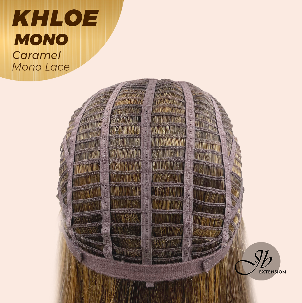 [PRE-ORDER] JBEXTENSION KHLOE MONO CARAMEL Monofilament Handmade Wig 6X5 Full Monofilament Hand Tied Top Wig 12 Inches Bob Cut Caramel Mono Lace Handmade Futura Fiber Wig With Anti-slip Silicone Strips Glueless Wig KHLOE MONO CARAMEL【BENDY EAR TABS】