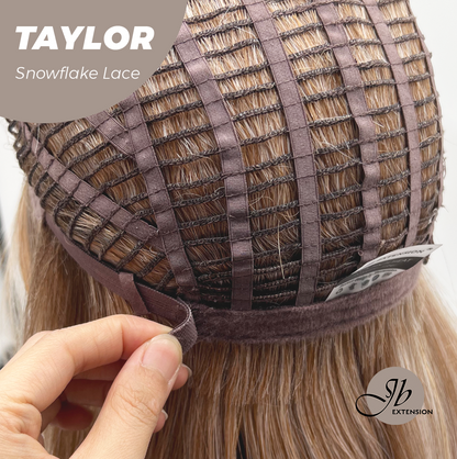 [PRE-ORDER] JBEXTENSION 18 Inches Apricot Pre-Cut Snowflake Lace Frontlace Glueless Wig TAYLOR【PERMATEASE】【BENDY EAR TABS】 Alexwigs