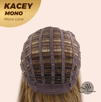 [PRE-ORDER] HOT OF SEASON - KACEY MONO Monofilament Handmade Wig 6X5 Full Monofilament Hand Tied Top Wig 27 Inches Copper Mono Lace Wig With Anti-slip Silicone Strips Glueless Wig KACEY MONO【BENDY EAR TABS】 Alexwigs