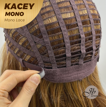 [PRE-ORDER] HOT OF SEASON - KACEY MONO Monofilament Handmade Wig 6X5 Full Monofilament Hand Tied Top Wig 27 Inches Copper Mono Lace Wig With Anti-slip Silicone Strips Glueless Wig KACEY MONO【BENDY EAR TABS】 Alexwigs