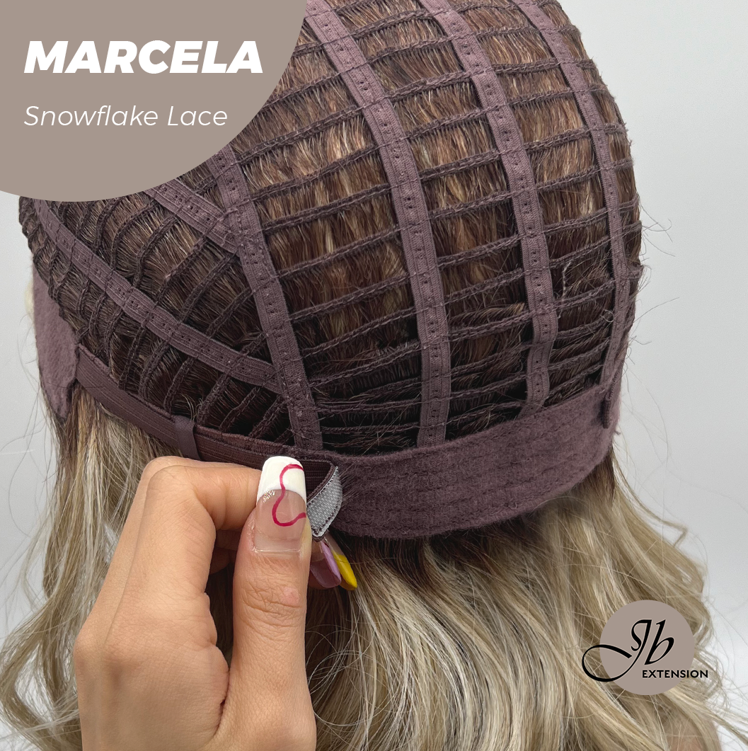 [PRE-ORDER] JBEXTENSION 15 Inches Blonde Pre-Cut Side Part Snowflake Lace Frontlace Glueless Wig MARCELA【BENDY EAR TABS】 Alexwigs