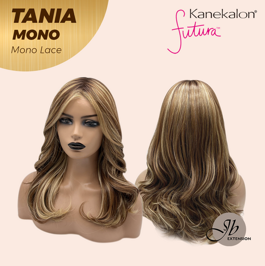 [PRE-ORDER] JBEXTENSION TANIA MONO Monofilament Handmade Wig 6X5 Full Monofilament Hand Tied Top Wig 18 Inches Butter Cream Mono Lace Wig With Anti-slip Silicone Strips Glueless Wig TANIA MONO【BENDY EAR TABS】 Alexwigs