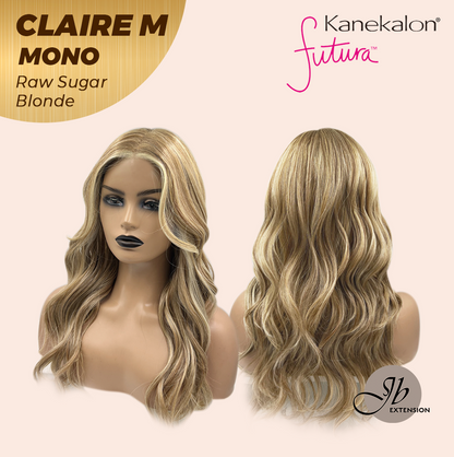 [PRE-ORDER] JBEXTENSION CLAIRE MONO RAW SUGAR BLONDE Partial Monofilament Wig 22 Inches Raw Sugar Blonde Partial Mono Lace Glueless Wig CLAIRE MONO RAW SUGAR BLONDE【BENDY EAR TABS】 Alexwigs