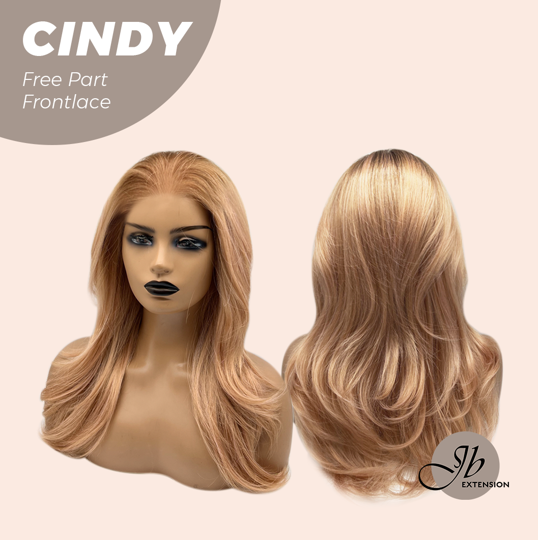 JBEXTENSION 20 Inches Strawberry Blonde Curly Pre-Cut 9X6 U Lace Free Part Frontlace Glueless Wig CINDY Alexwigs