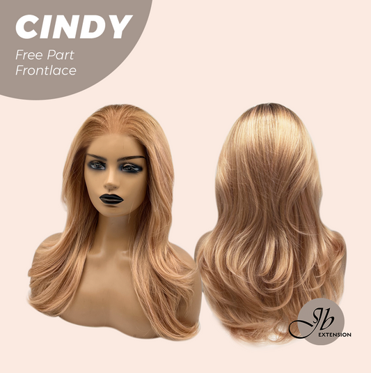 JBEXTENSION 20 Inches Strawberry Blonde Curly Pre-Cut 9X6 U Lace Free Part Frontlace Glueless Wig CINDY Alexwigs