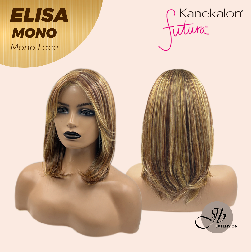 [PRE-ORDER] JBEXTENSION ELISA MONO Monofilament Handmade Wig 6X5 Full Monofilament Hand Tied Top Wig 16 Inches Crème Caramel Mono Lace Wig With Anti-slip Silicone Strips Glueless Wig ELISA MONO【BENDY EAR TABS】 Alexwigs