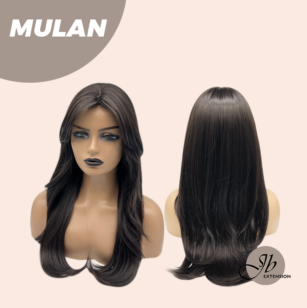 JBEXTENSION 24 Inches Midnight Brown( Black/Brown) Curly Wig MULAN Alexwigs