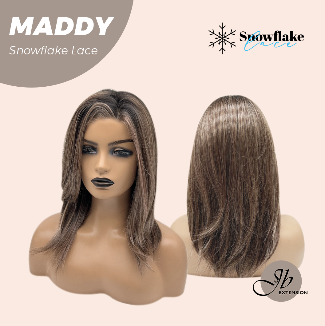 [PRE-ORDER] JBEXTENSION 18 Inches Pine Cones Pre-Cut Snowflake Lace Frontlace Glueless Wig MADDY SNOWFLAKE【PERMATEASE】【BENDY EAR TABS】 Alexwigs
