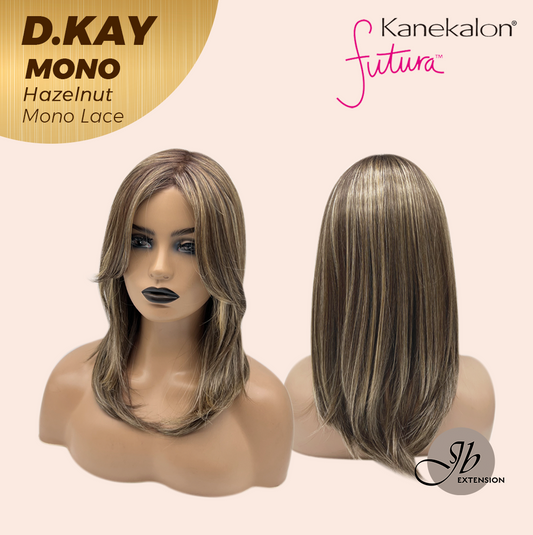 [PRE-ORDER] JBEXTENSION D.KAY MONO Partial Monofilament Wig 18 Inches Hazelnut Partial Mono Lace Glueless Women Fashion Wig D.KAY MONO HAZELNUT【BENDY EAR TABS】 Alexwigs