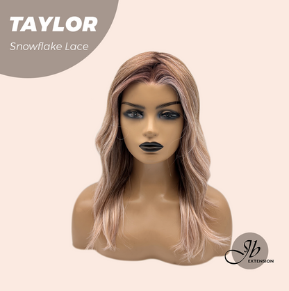 [PRE-ORDER] JBEXTENSION 18 Inches Apricot Pre-Cut Snowflake Lace Frontlace Glueless Wig TAYLOR【PERMATEASE】【BENDY EAR TABS】 Alexwigs
