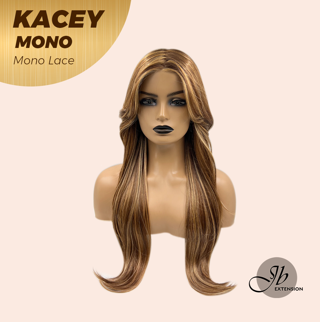 [PRE-ORDER] HOT OF SEASON - KACEY MONO Monofilament Handmade Wig 6X5 Full Monofilament Hand Tied Top Wig 27 Inches Copper Mono Lace Wig With Anti-slip Silicone Strips Glueless Wig KACEY MONO【BENDY EAR TABS】 Alexwigs