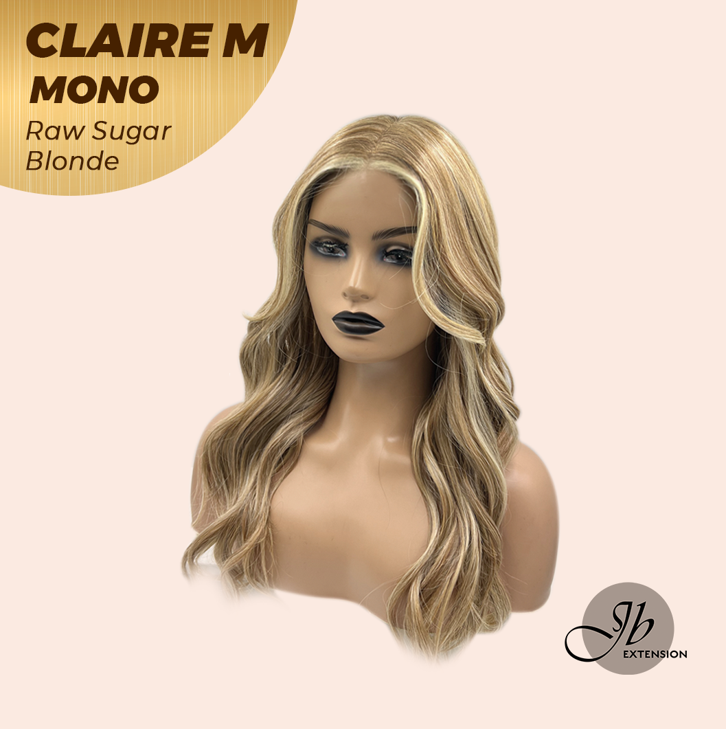 [PRE-ORDER] HOT OF SEASON - CLAIRE MONO RAW SUGAR BLONDE Partial Monofilament Wig 22 Inches Raw Sugar Blonde Partial Mono Lace Glueless Wig CLAIRE MONO RAW SUGAR BLONDE【BENDY EAR TABS】 Alexwigs