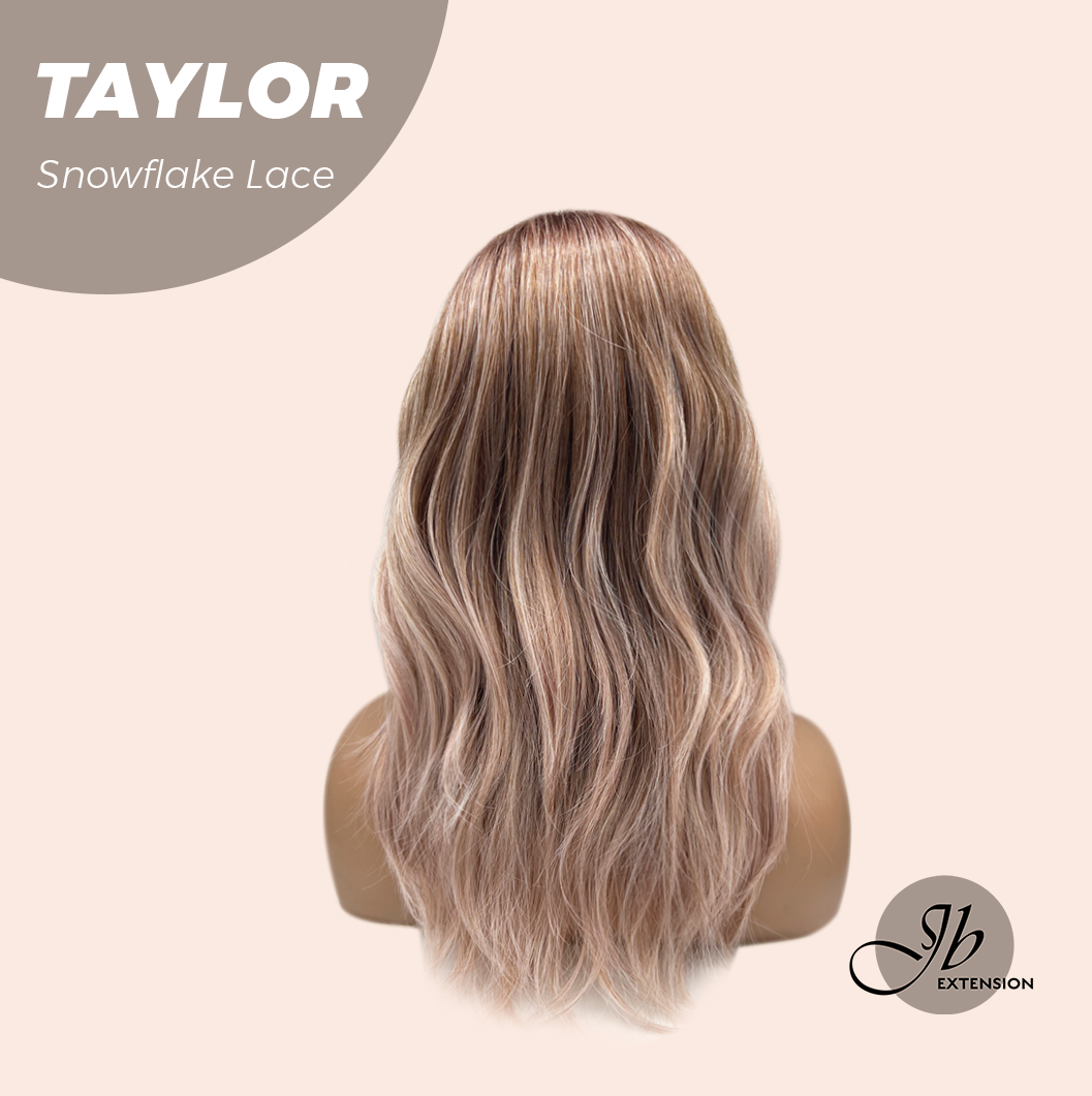 [PRE-ORDER] JBEXTENSION 18 Inches Apricot Pre-Cut Snowflake Lace Frontlace Glueless Wig TAYLOR【PERMATEASE】【BENDY EAR TABS】 Alexwigs