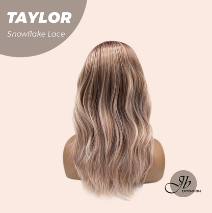 [PRE-ORDER] JBEXTENSION 18 Inches Apricot Pre-Cut Snowflake Lace Frontlace Glueless Wig TAYLOR【PERMATEASE】【BENDY EAR TABS】 Alexwigs