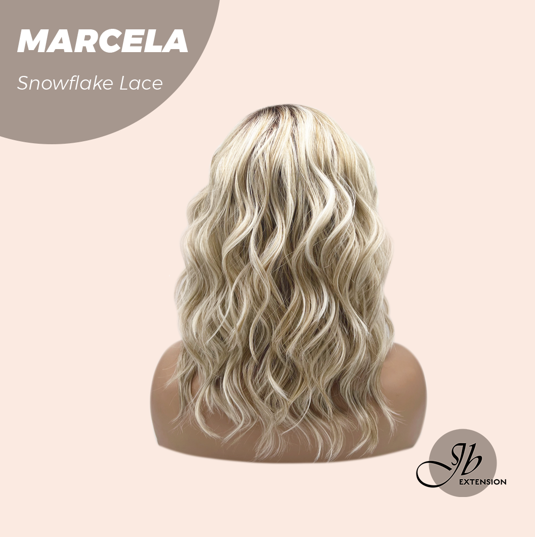 [PRE-ORDER] JBEXTENSION 15 Inches Blonde Pre-Cut Side Part Snowflake Lace Frontlace Glueless Wig MARCELA【BENDY EAR TABS】 Alexwigs