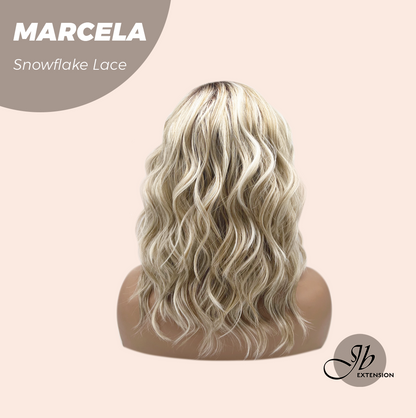 [PRE-ORDER] JBEXTENSION 15 Inches Blonde Pre-Cut Side Part Snowflake Lace Frontlace Glueless Wig MARCELA【BENDY EAR TABS】 Alexwigs