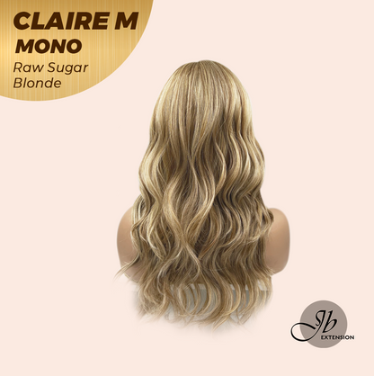 [PRE-ORDER] JBEXTENSION CLAIRE MONO RAW SUGAR BLONDE Partial Monofilament Wig 22 Inches Raw Sugar Blonde Partial Mono Lace Glueless Wig CLAIRE MONO RAW SUGAR BLONDE【BENDY EAR TABS】 Alexwigs