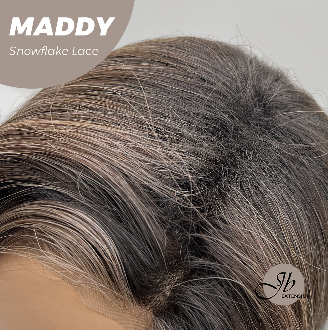 [PRE-ORDER] JBEXTENSION 18 Inches Pine Cones Pre-Cut Snowflake Lace Frontlace Glueless Wig MADDY SNOWFLAKE【PERMATEASE】【BENDY EAR TABS】 Alexwigs