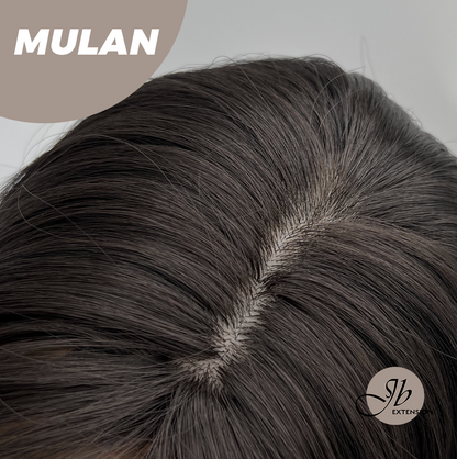 JBEXTENSION 24 Inches Midnight Brown( Black/Brown) Curly Wig MULAN Alexwigs