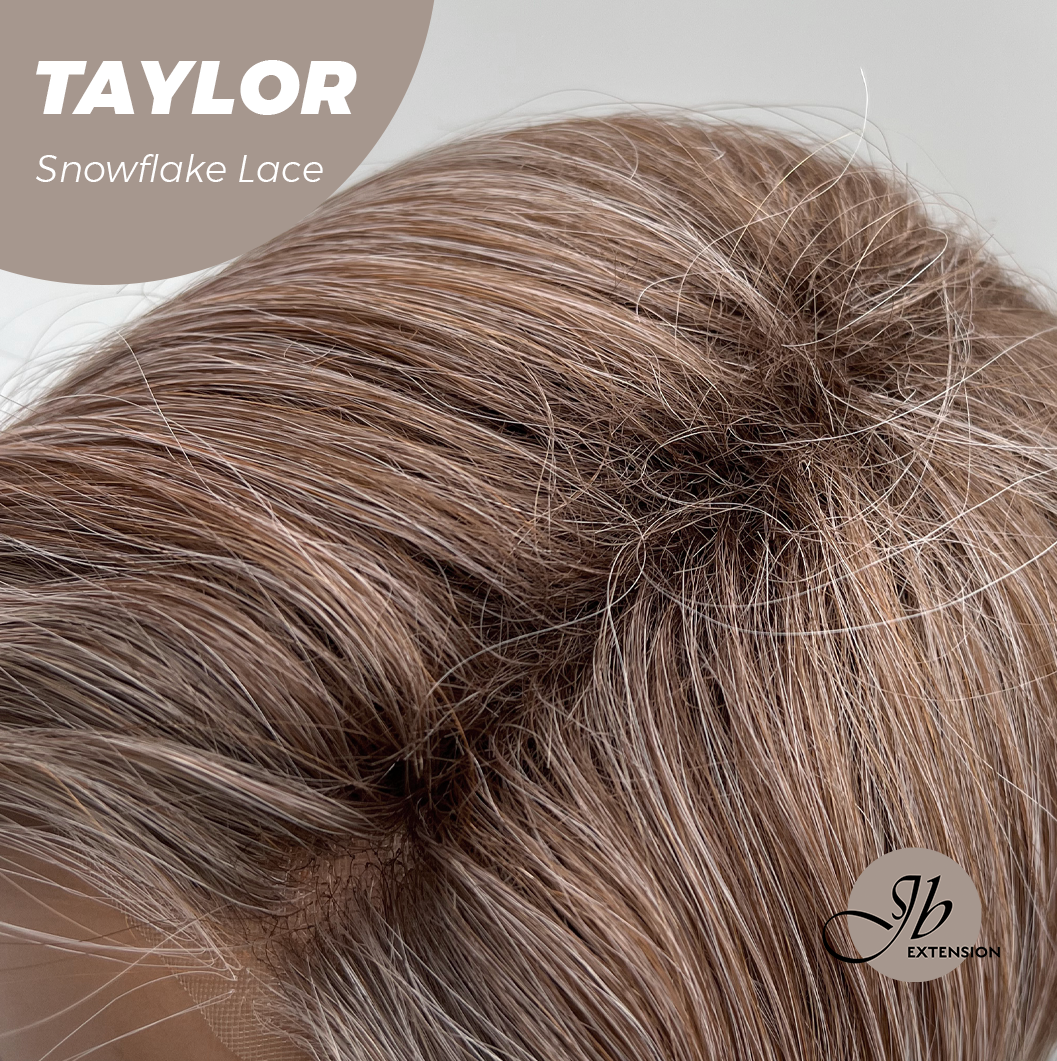 [PRE-ORDER] JBEXTENSION 18 Inches Apricot Pre-Cut Snowflake Lace Frontlace Glueless Wig TAYLOR【PERMATEASE】【BENDY EAR TABS】 Alexwigs