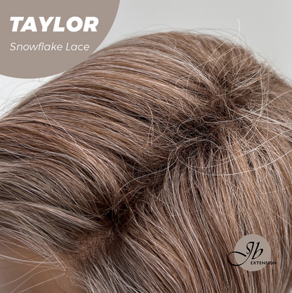 [PRE-ORDER] JBEXTENSION 18 Inches Apricot Pre-Cut Snowflake Lace Frontlace Glueless Wig TAYLOR【PERMATEASE】【BENDY EAR TABS】 Alexwigs