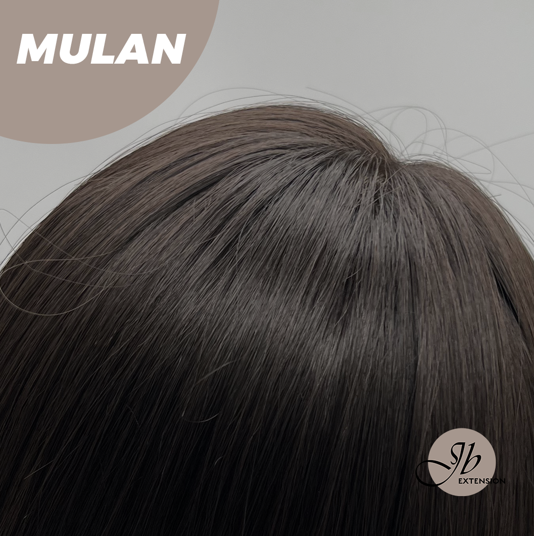 JBEXTENSION 24 Inches Midnight Brown( Black/Brown) Curly Wig MULAN Alexwigs