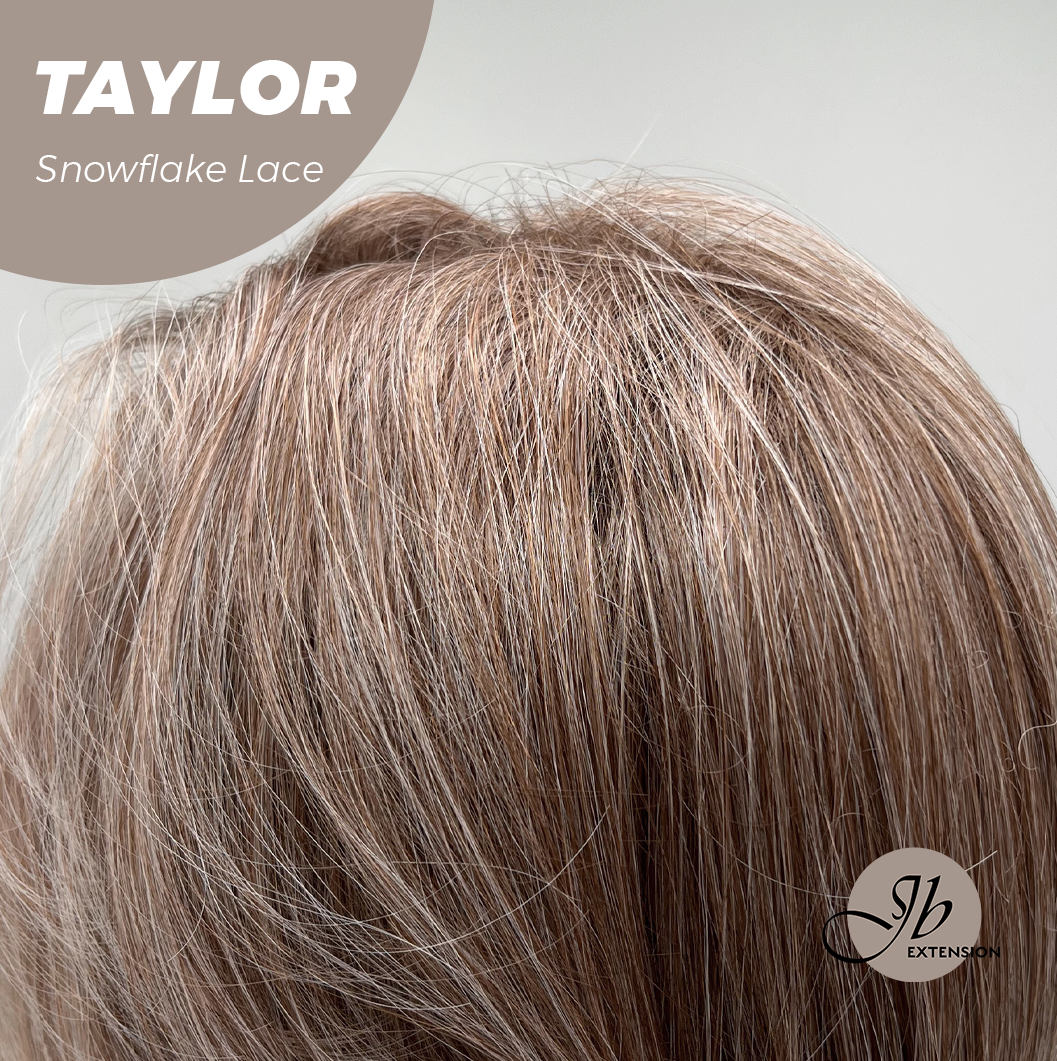 [PRE-ORDER] JBEXTENSION 18 Inches Apricot Pre-Cut Snowflake Lace Frontlace Glueless Wig TAYLOR【PERMATEASE】【BENDY EAR TABS】 Alexwigs