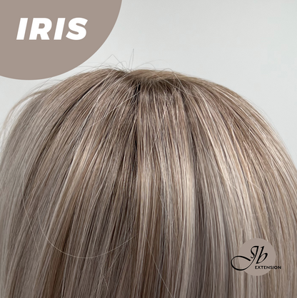 JBEXTENSION 22 Inches Curly Pinkish Blonde Highlight Wig IRIS Alexwigs