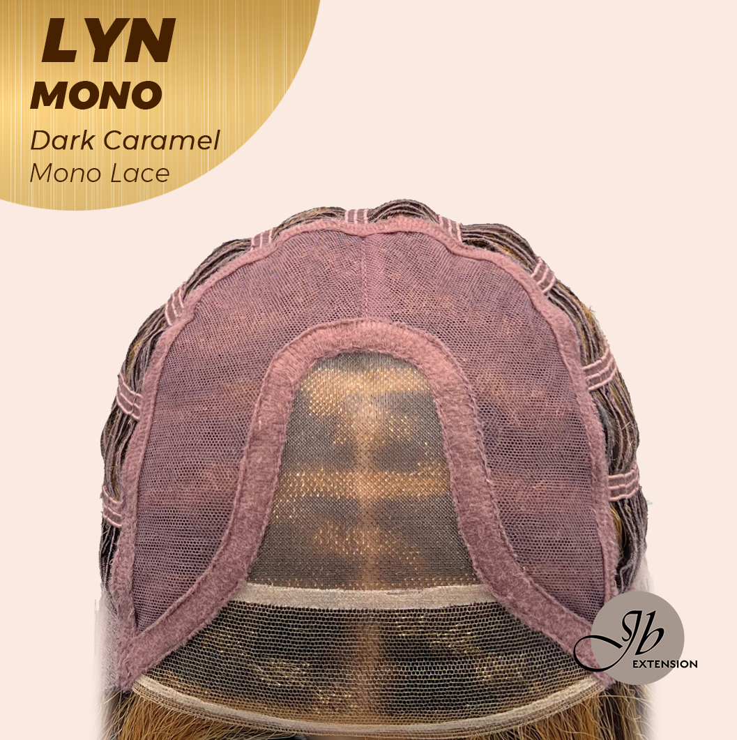 [PRE-ORDER] JBEXTENSION LYN DARK MONO Partial Monofilament Wig 17 Inches Dark Caramel Partial Mono Lace Glueless Wig LYN MONO DARK CARAMEL【BENDY EAR TABS】 Alexwigs