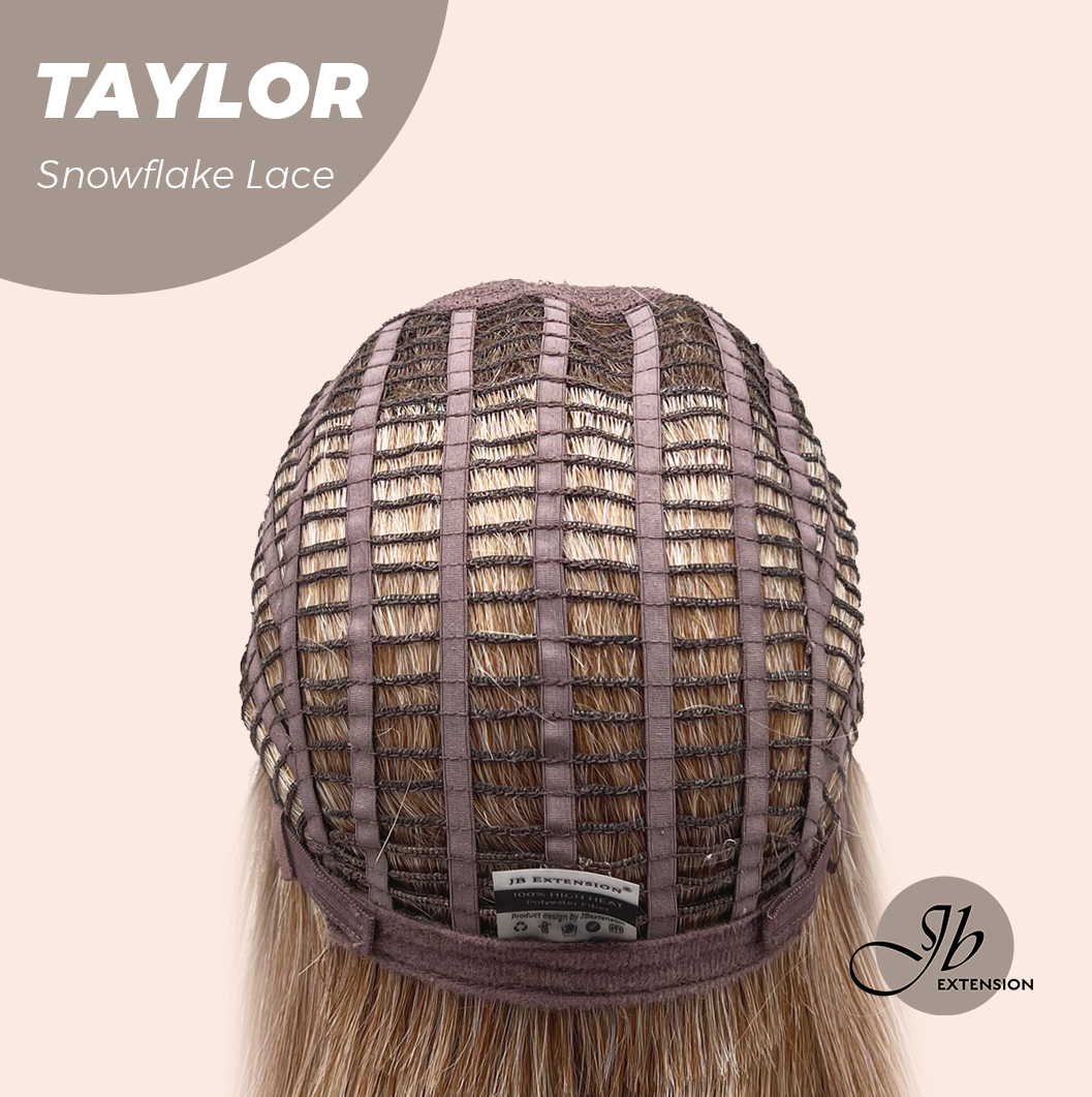 [PRE-ORDER] JBEXTENSION 18 Inches Apricot Pre-Cut Snowflake Lace Frontlace Glueless Wig TAYLOR【PERMATEASE】【BENDY EAR TABS】 Alexwigs