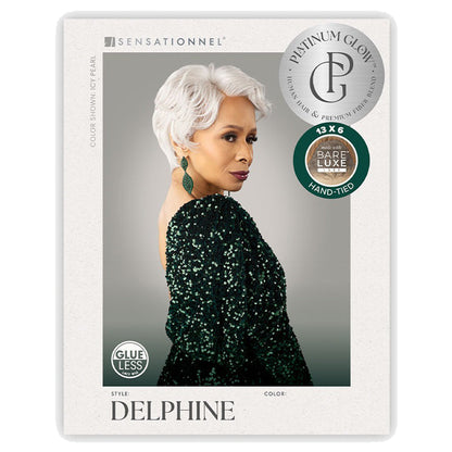 Bare Lace Platinum Glow Glueless Human Hair Blend 13x6 Hand-Made Lace Front Wig - DELPHINE - By Sensationnel