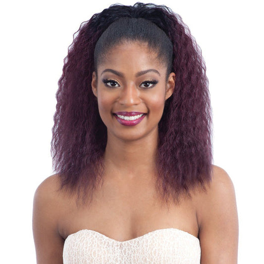 Shake-N-Go Que Human Hair Mastermix Drawstring Ponytail Q - SUPER GIRL Alexwigs