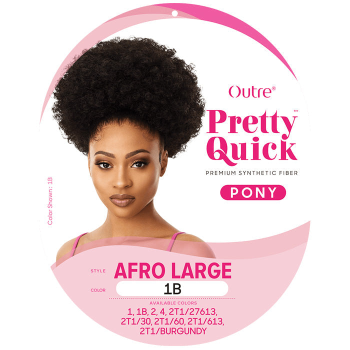 Outre Pretty Quick Drawstring Ponytail - AFRO LARGE Alexwigs