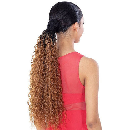 Mayde Pony Pro Stretch & Lock Ponytail - CURLEE PRO 24" Alexwigs