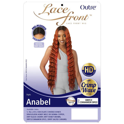 Outre HD Pre-Plucked Lace Front Wig - ANABEL - Crimp Wave Alexwigs