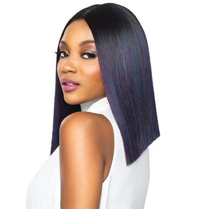 Outre Blunt Cut Swiss Lace Synthetic I-Parting Lace Front Wig JODIE Alexwigs