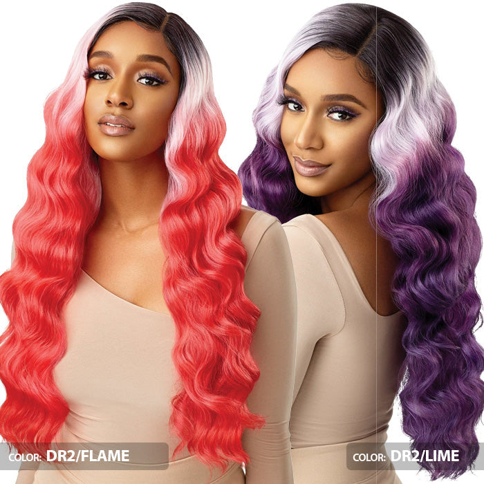 Outre Color Bomb HD Transparent Lace Front Wig - CELESTINE Alexwigs