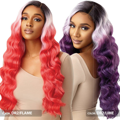 Outre Color Bomb HD Transparent Lace Front Wig - CELESTINE Alexwigs