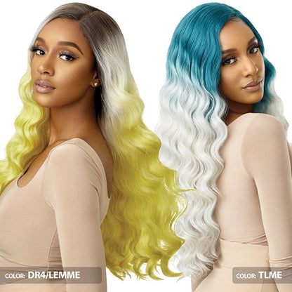Outre Color Bomb HD Transparent Lace Front Wig - CELESTINE Alexwigs