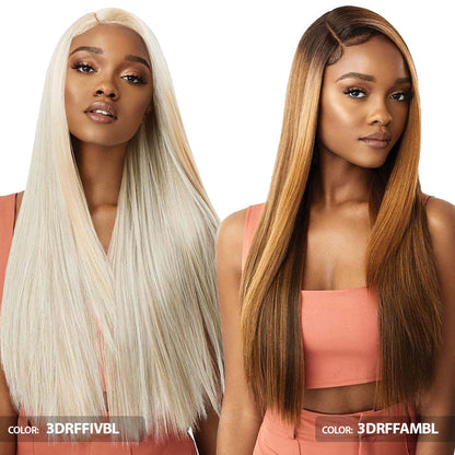 Outre Color Bomb Swiss Lace Front Wig - KOURTNEY Alexwigs