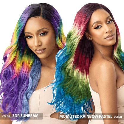 Outre Color Bomb HD Transparent Lace Front Wig - ZAHARA Alexwigs