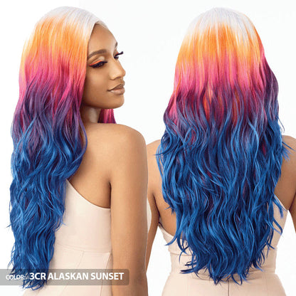 Outre Color Bomb HD Transparent Lace Front Wig - ZAHARA Alexwigs